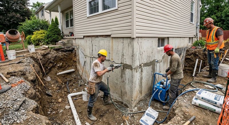 Cracked Foundation Repair in Lee County, FL