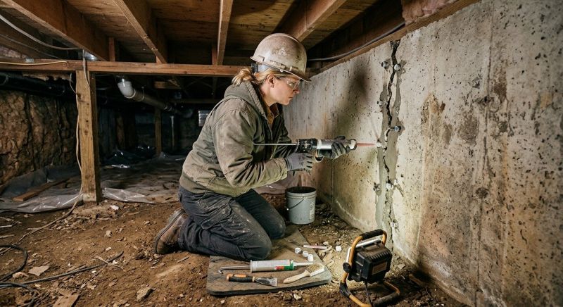 Crawlspace Foundation Repair in Lehigh Acres, FL