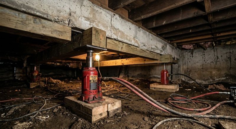 Foundation Jacking in Lehigh Acres, FL